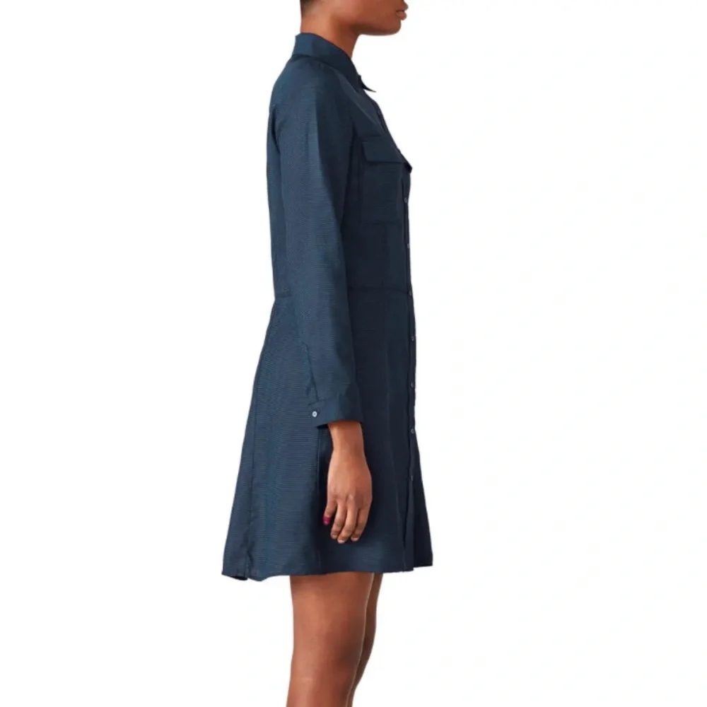 Scotch and Soda Navy Shirtdress - Picture 3 of 5